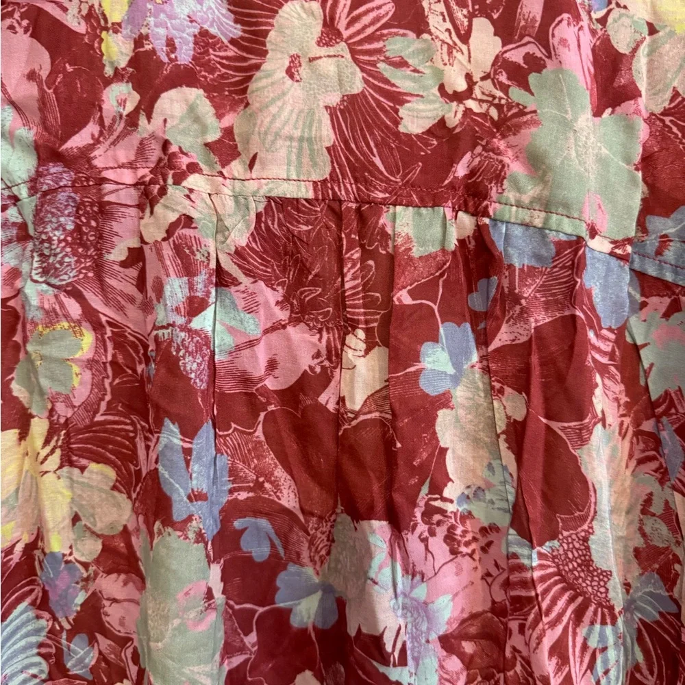 Anthropologie The Romy Relaxed Fit Button Down Shirt by Pilcro. - Picture 6 of 11